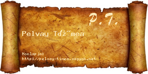 Pelvay Tímea névjegykártya